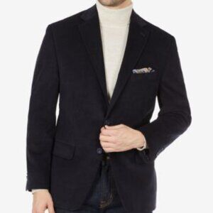 Michael Kors Mens Classic-Fit Corduroy Bla Black 36S